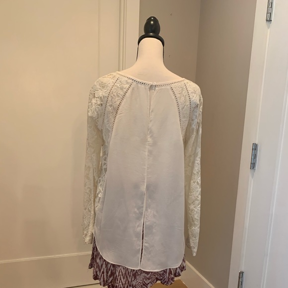Chelsea Flower Silk and Lace Blouse - Picture 5 of 6